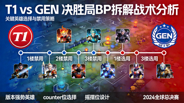 T1对阵GEN决胜局BP拆解战术分析封面图
