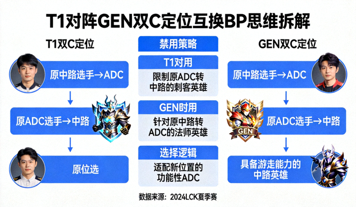 T1对阵GEN双C定位互换BP思维拆解配图